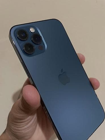 iphone 11 max: IPhone 12 Pro, Б/у, 256 ГБ, Синий, Защитное стекло, 78 % — 1