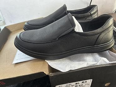 оптом тапочки: Мужские повседневные лоферы (слипоны) - Цвет: черный - Верх — 2