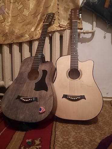 Акустические гитары (2 шт.) - Форм‑фактор: дредноут - Материал at lalafo.kg Акустические гитары (2 шт.) - Форм‑фактор: дредноут - Материал