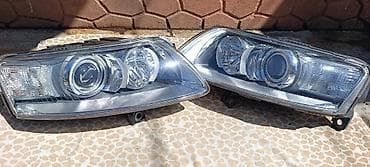 Комплект передних фар Audi 2007 г., Б/у, Оригинал
