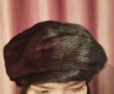 фетровые береты: Беретка, шапка! Натуральная норка. Сзади регулируется. Бренд — 1