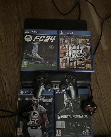 microsoft xbox: Игровая консоль PlayStation 4 с комплектом игр и аксессуаров — 1