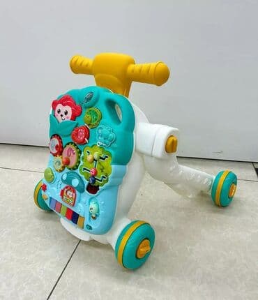 трёхколёсный самокат: Ходунки 3 в1
Ходунки
Каталка с сидушкой
Игровой столик развивающий — 5