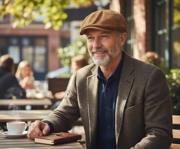 кепки без козырька: Модная вельветовая винтажная кепка в британском стиле — 2