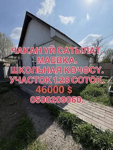 дом кара суу: 📌 ДАРЕК: Маевканын башталышынан, Школьная көчөсүнон чакан үй шашылыш — 1