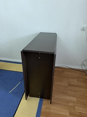 Столы-трансформеры: Стол трансформер Для кухни, Раскладной стол, Длина, см: 130 см, цвет - Коричневый — 6