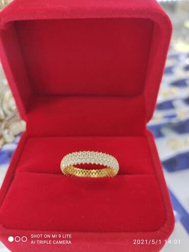 свадебные платья для покрытых: Италия Эксклюзив Серебро 925 пробы Напыление желтое золото Камни — 5