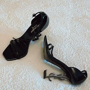 Личные вещи: Босоножки, 35.5, Yves Saint Laurent, Новый, цвет - Черный, Самовывоз, Платная доставка — 2