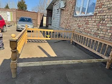 диван 7: Деревянный каркас для кровати/тахты крупного формата. - Материал — 1