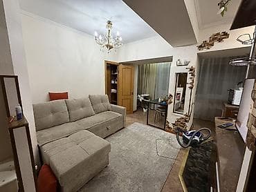 огонбаева гоголя: 2 комнаты, 52 м², 105 серия, 2 этаж, Евроремонт — 2