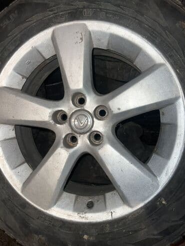 шина карабалта: Дөңгөлөктөр монтажда 225 / 60 / R 18, All-season, Колдонулган, Комплект, Жеңил унаалар, Куйма, тешиктери - 5 — 3