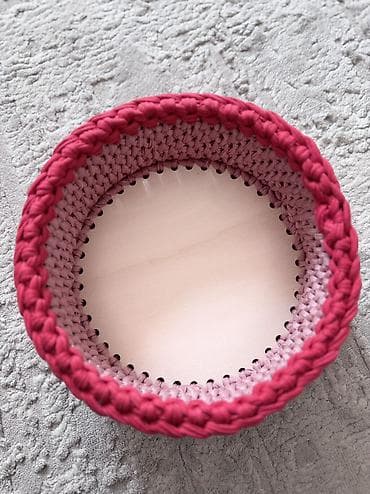 Төрөт үйү үчүн буюмдар: Подарочный набор для новорождённого в вязаной корзинке - Состав — 4