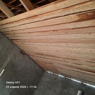 строительство домов из газобетонных блоков под ключ: Шыбак. шпеклевка. чорный потолок. ж.б.у жасайбый — 3