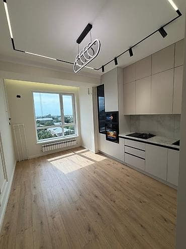 Квартиры: 1 комната, 44 м², Пишпек Элитка, 7 этаж, Дизайнерский ремонт — 8