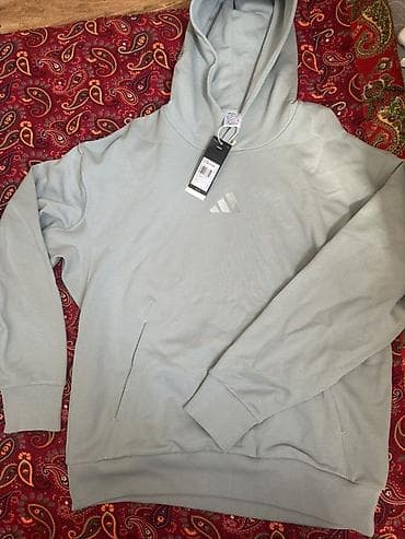 Толстовки: Худи adidas MA SZN FT HD (артикул KC3196) - Цвет: светло-серый - — 1