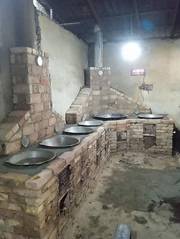 коптильни: Уличный комплекс печей/очагов из кирпича для приготовления пищи на — 9