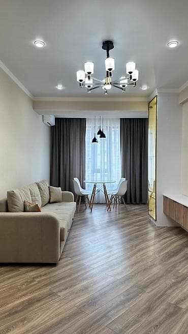 бишкеке квартира: 2 комнаты, 55 м², Элитка, 6 этаж, Дизайнерский ремонт — 2