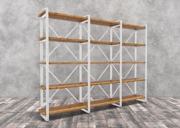 книжные шкафы на заказ: Стеллаж в стиле лофт на заказ изготовим любой размер и фасон быстро — 20