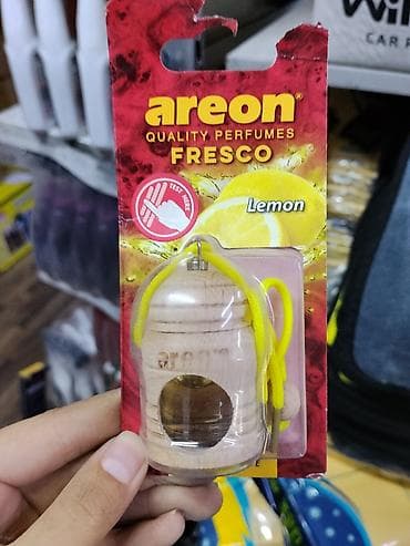 парфюмерная: Ароматизатор для автомобиля Areon Fresco Lemon. - Формат: подвесной — 1