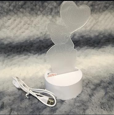 совы: 3D LED-ночник с акриловой фигурой Описание: - Декоративный светильник — 3