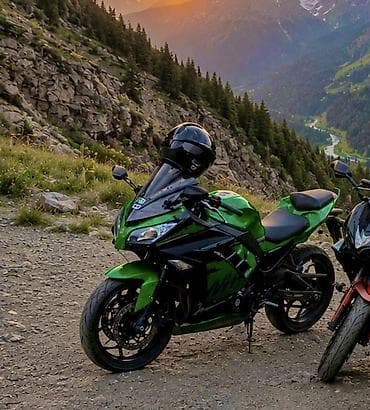 ск 8: Спортбайк Kawasaki, 400 куб. см, Бензин, Взрослый, Б/у — 2