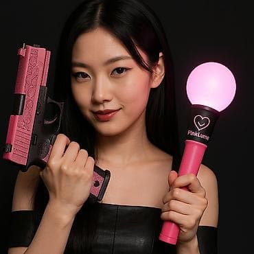 PinkLume — светящийся концертный лайтстик - Яркое розово‑фиолетовое