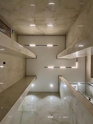 тушь 3d: Натяжной потолок Матовое Монтаж — 8