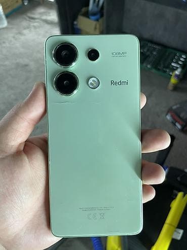 х периа: Redmi, Redmi Note 13, Б/у, 256 ГБ, цвет - Зеленый, 2 SIM, eSIM — 1