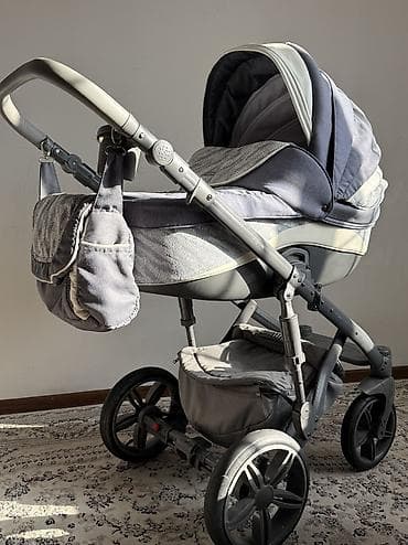 коляски anex цена: Коляска, цвет - Серебристый, Б/у — 2