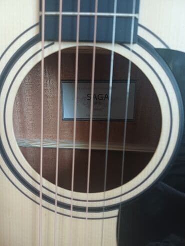 native instruments: Продам акустическую гитару. От бренда SAGA. Новая, в подарок чехол — 4