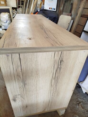 купить тумбу под телевизор: Комод для одежды, Б/у, Без зеркала, ЛДСП, цвет - Черный — 10