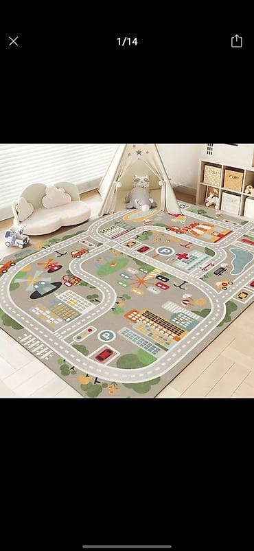 Коляски: Детский коврик Новый, Развивающий, 300 * 200, Прямоугольный — 2