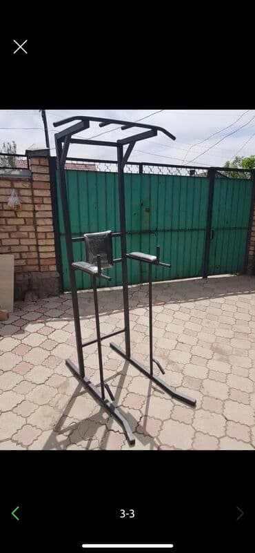 настенный турник: Турник, 1де 3, Көчөгө, Жаңы, Акылуу жеткирүү, Өзү алып кетүү — 1