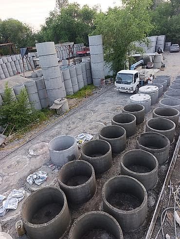 бетонный лотки: Железобетонные кольца и элементы колодцев - Кольца ЖБ различных — 1