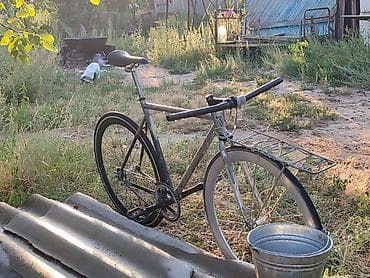 элетро велик: Фикс-байк (single speed/фикс) с классической стальной рамой. - Рама — 3
