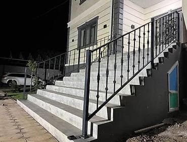 работа в салоне: Изготовление перил Материал: Металл, Наружные — 6