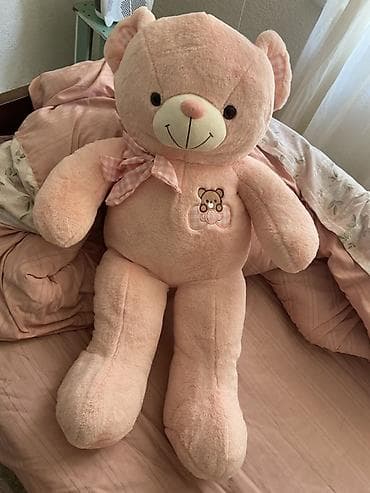 it line kg: Размер:120 см Большой плюшевый мишка розового цвета, идеальный для — 1