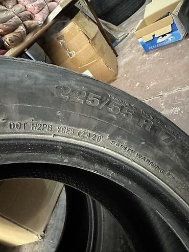 sl 55: Шины 225 / 55 / R 17, Лето, Б/у, Комплект, Легковые, Корея, Kumho — 7