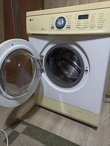 полуавтомат машина: ПРОЕТСЯ Стиральная машина LG, фронтальная загрузка - Загрузка: 5 кг - — 3