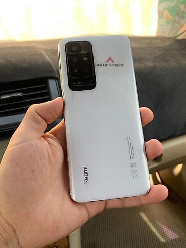 Redmi, Redmi 10, Б/у, 128 ГБ, цвет - Белый, 2 SIM