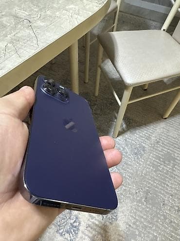 apple max: IPhone 14 Pro Max, Б/у, 256 ГБ, Deep Purple, Защитное стекло, Чехол, Коробка — 2