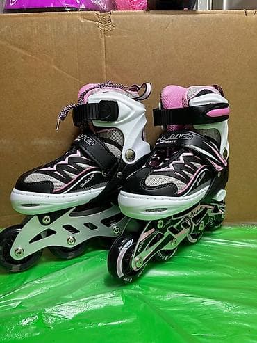 ролик ботс: Роликовые коньки детские/подростковые, раздвижные - Тип: инлайн (4 — 1
