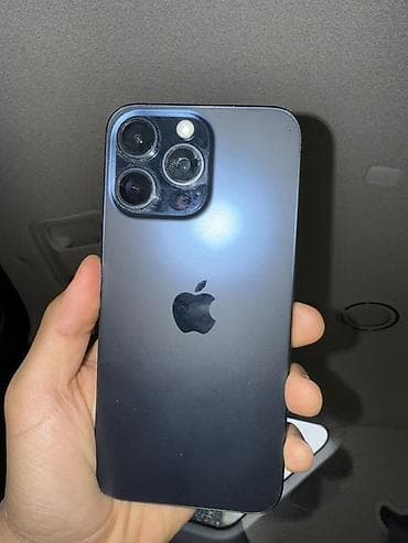 pro m1: IPhone 15 Pro Max, Б/у, 512 ГБ, Синий, Защитное стекло, 80 % — 1