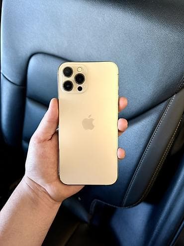 IPhone 12 Pro Max, Б/у, 256 ГБ, Matte Gold, Защитное стекло, Чехол, 75 %