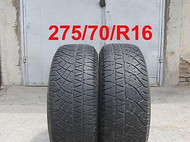 70: Шины 275 / 70 / R 16, Лето, Б/у, Пара, Michelin — 1