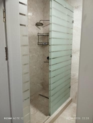 дверной добор: Раздвижная душевая перегородка из закалённого стекла - Конструкция — 6