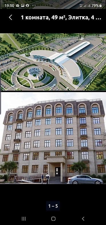 квартира соклук: 1 комната, 36 м², Достук с. Элитка, 1 этаж, ПСО (под самоотделку) — 1