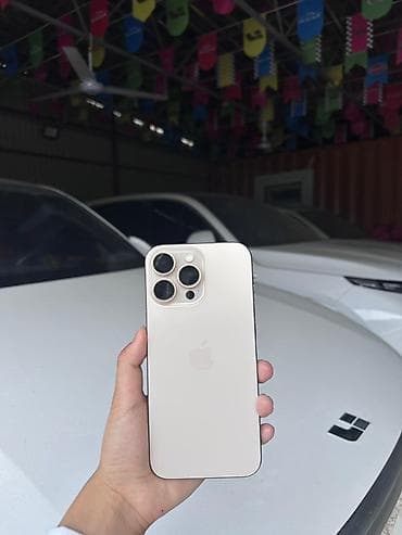 IPhone 16 Pro Max, Б/у, 256 ГБ, Desert Titanium, 95 %