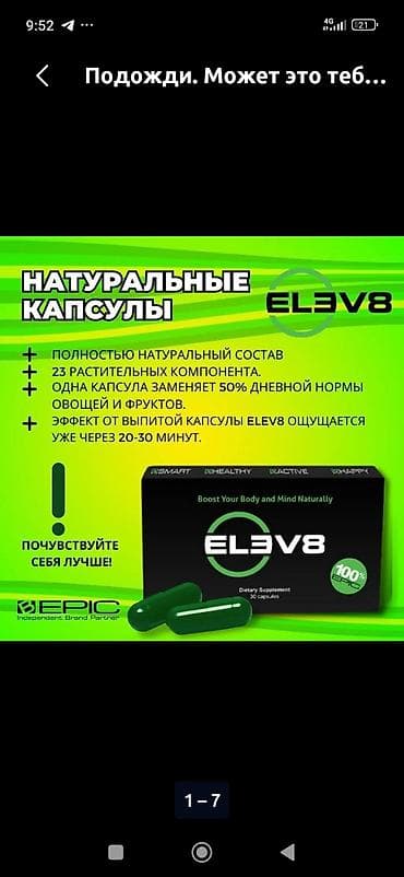 накопительный эффект: ELEV8 — БАД натуральные капсулы для ежедневной поддержки организма — 4