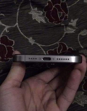 Apple iPhone: IPhone 15 Pro Max, Б/у, 256 ГБ, Natural Titanium, Чехол, Кабель, 87 % — 2